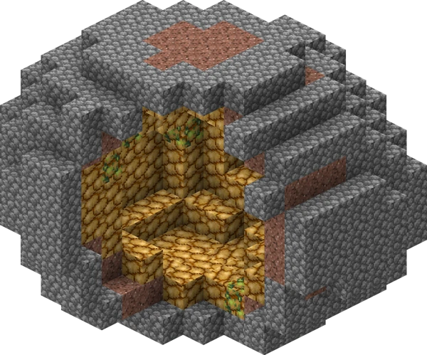 Potato Geode (Minecraft Wiki 게임 렌더)