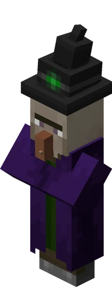 마녀 (Minecraft Wiki 게임 렌더)