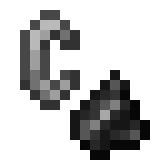 부싯돌과 부시 (Minecraft Wiki 게임 렌더)