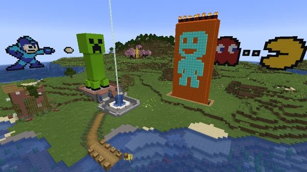 크리에이티브 모드 (Minecraft Wiki 게임 렌더)