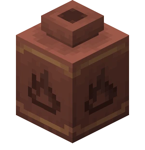 불탐 도자기 조각 (Minecraft Wiki 게임 렌더)