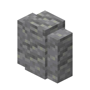 안산암 담장 (Minecraft Wiki 게임 렌더)