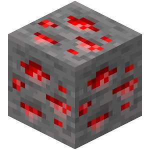 레드스톤 광석 (Minecraft Wiki 게임 렌더)