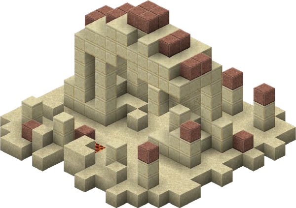 바다 폐허 (Minecraft Wiki 게임 렌더)