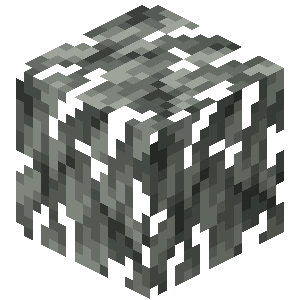 창백한 참나무 잎 (Minecraft Wiki 게임 렌더)