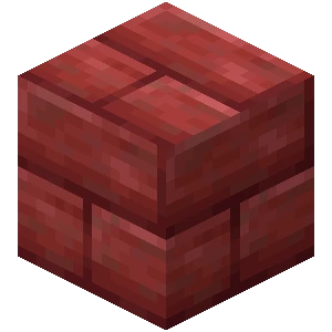 진사 벽돌 (Minecraft Wiki 게임 렌더)