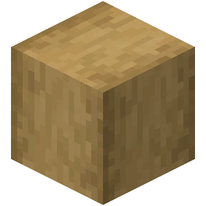 껍질 벗긴 통나무 (Minecraft Wiki 게임 렌더)