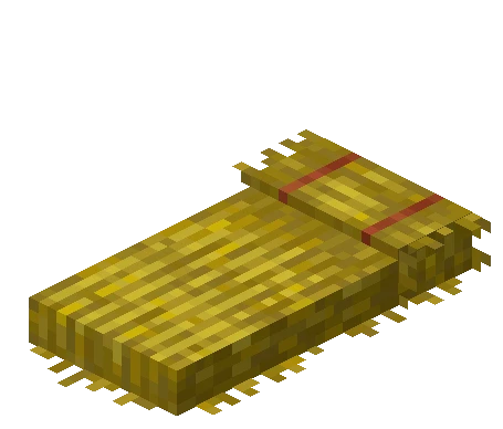 밀짚 침대 (Minecraft Wiki 게임 렌더)