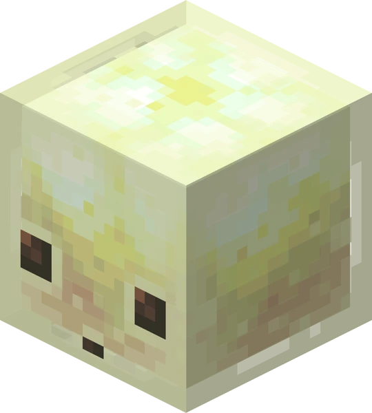 유황 큐브 (Minecraft Wiki 게임 렌더)