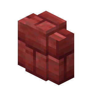 진사 벽돌 담장 (Minecraft Wiki 게임 렌더)