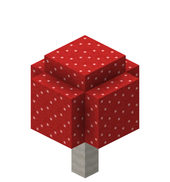 버섯 블록 (Minecraft Wiki 게임 렌더)