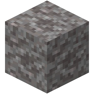 수상한 자갈 (Minecraft Wiki 게임 렌더)