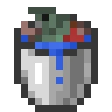 연어가 담긴 양동이 (Minecraft Wiki 게임 렌더)
