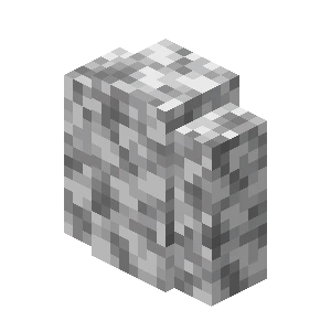 섬록암 담장 (Minecraft Wiki 게임 렌더)