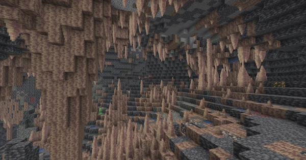 점적석 동굴 (Minecraft Wiki 게임 렌더)