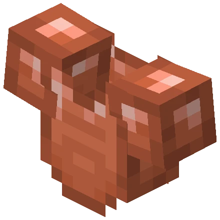 구리 흉갑 (Minecraft Wiki 게임 렌더)