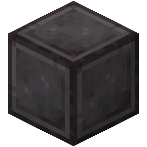 네더라이트 블록 (Minecraft Wiki 게임 렌더)