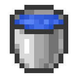 물 양동이 (Minecraft Wiki 게임 렌더)