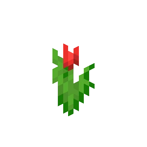 튤립 (Minecraft Wiki 게임 렌더)