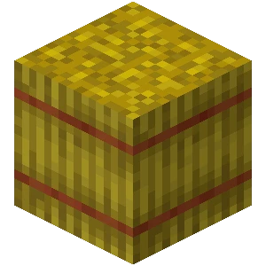 건초 더미 (Minecraft Wiki 게임 렌더)