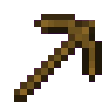 나무 곡괭이 (Minecraft Wiki 게임 렌더)