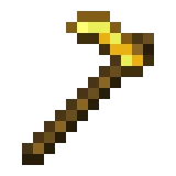 금 괭이 (Minecraft Wiki 게임 렌더)