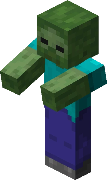 좀비 (Minecraft Wiki 게임 렌더)