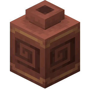 흐름 도자기 조각 (Minecraft Wiki 게임 렌더)