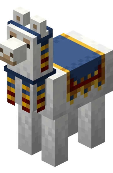 상인 라마 (Minecraft Wiki 게임 렌더)