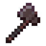 네더라이트 도끼 (Minecraft Wiki 게임 렌더)