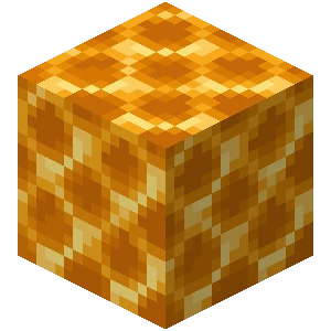 벌집 조각 블록 (Minecraft Wiki 게임 렌더)
