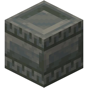조각된 응회암 벽돌 (Minecraft Wiki 게임 렌더)