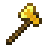 금 도끼 (Minecraft Wiki 게임 렌더)