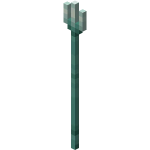 삼지창 (Minecraft Wiki 게임 렌더)