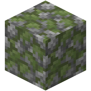 이끼 낀 조약돌 (Minecraft Wiki 게임 렌더)