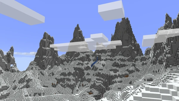 뾰족한 봉우리 (Minecraft Wiki 게임 렌더)