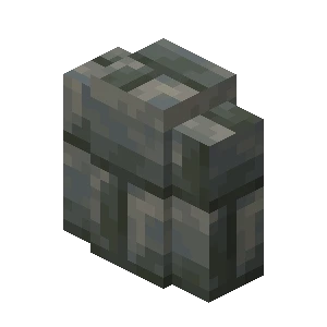 응회암 벽돌 담장 (Minecraft Wiki 게임 렌더)