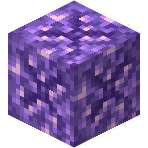 싹 틔우는 자수정 (Minecraft Wiki 게임 렌더)