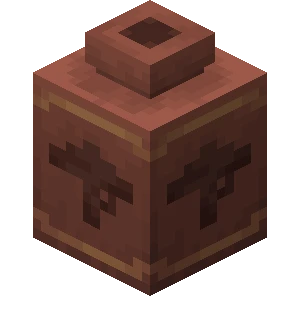 피신처 도자기 조각 (Minecraft Wiki 게임 렌더)