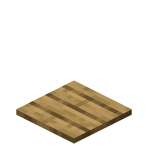 나무 압력판 (Minecraft Wiki 게임 렌더)