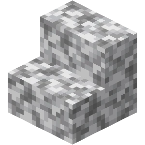 섬록암 계단 (Minecraft Wiki 게임 렌더)