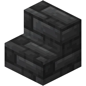 심층암 타일 계단 (Minecraft Wiki 게임 렌더)