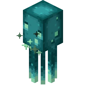 발광 오징어 (Minecraft Wiki 게임 렌더)