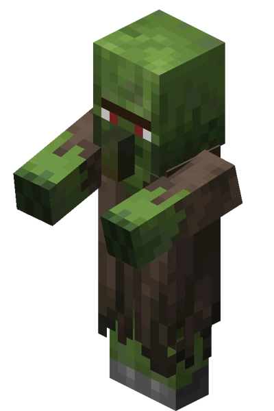좀비 주민 (Minecraft Wiki 게임 렌더)