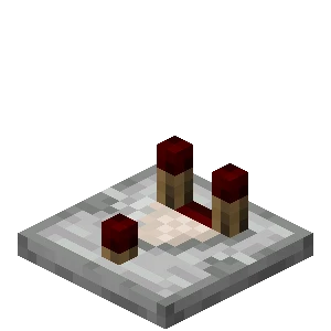 레드스톤 비교기 (Minecraft Wiki 게임 렌더)