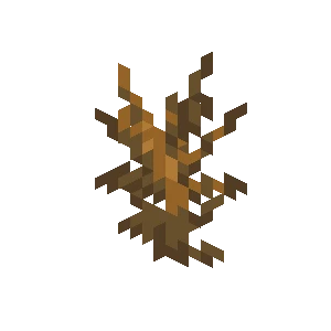 마른 덤불 (Minecraft Wiki 게임 렌더)