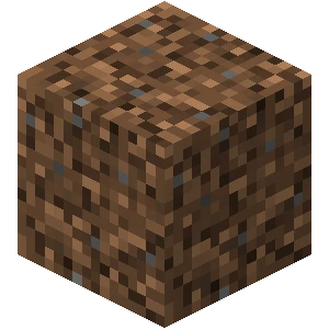 거친 흙 (Minecraft Wiki 게임 렌더)