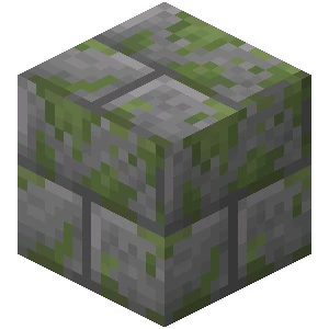 이끼 낀 석재 벽돌 (Minecraft Wiki 게임 렌더)