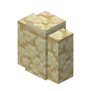 사암 담장 (Minecraft Wiki 게임 렌더)