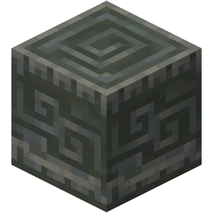 조각된 응회암 (Minecraft Wiki 게임 렌더)